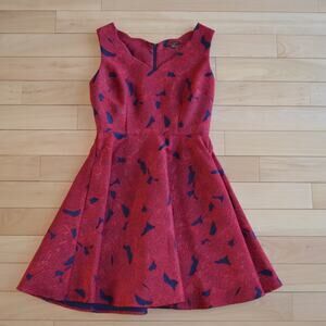 Alberto Makali Printed Mini Dress A-Line Size 8